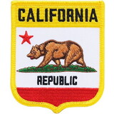 Eagle Emblems PM6905 Patch-California (SHIELD), (3-1/2