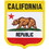 Eagle Emblems PM6905 Patch-California (Shield) (2-7/8"X3-1/2")