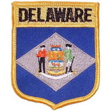 Eagle Emblems PM6908 Patch-Delaware (SHIELD), (3-1/2