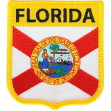 Eagle Emblems PM6910 Patch-Florida (SHIELD), (3-1/2