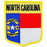 Eagle Emblems PM6934 Patch-North Carolina (Shield) (2-7/8