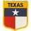 Eagle Emblems PM6944 Patch-Texas (Shield) (2-7/8"X3-1/2")