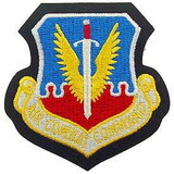 Eagle Emblems PM7029 Patch-Usaf, Air Combat Cmd (Moc-Leather Backing) (4-1/8