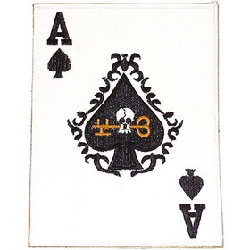 Eagle Emblems PM7070 Patch-Card,Ace Of Spades (6"x4-1/2")