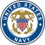 Eagle Emblems PM7316 Patch-Usn Logo (04) (Anchors), (4")
