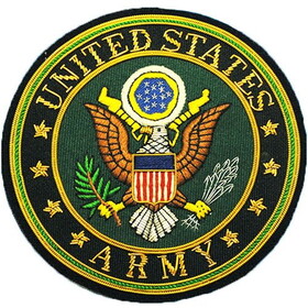 Eagle Emblems PM7509 Patch-Army Symbol,Lrg GOLD BULLION, (4")