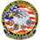 Eagle Emblems PM7812 Patch-American Heroes (Lrg) (5-1/4")