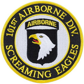 Eagle Emblems PM7910 Patch-Army,101St Abn Screaming Eagles, (5")