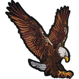 Eagle Emblems PM9002 Patch-Eagle,Attack (10-7/8