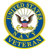 Eagle Emblems PM9029 Patch-Usn Logo, Veteran (12