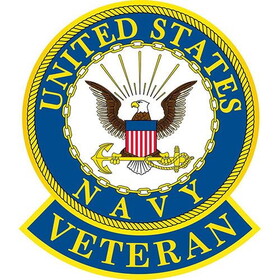 Eagle Emblems PM9029 Patch-Usn Logo,Veteran (12")