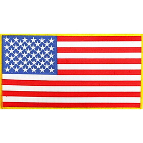 Eagle Emblems PM9038 Patch-Flag,Usa,Gold (07) (6-3/4")