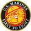 Eagle Emblems PM9049 Patch-Usmc,Bulldog (RED/YLW), (10")