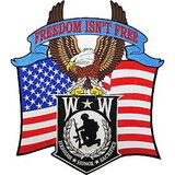 Eagle Emblems PM9059 Patch-Wounded Warrior Eagle (12