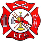 Eagle Emblems PM9124 Patch-Fire, Vfd, Logo (10