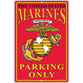 Eagle Emblems SG7510 Sign-U.S.Marines,Parking (8"X12")