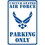 Eagle Emblems SG7512 Sign-U.S.Air Force Parkng (8"X12")