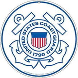 Eagle Emblems SG9015 Sign-U.S.Coast Guard Logo (12