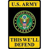 Eagle Emblems SG9103 Sign-U.S.Army, This We'Ll Defend (12