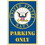 Eagle Emblems SG9104 Sign-U.S.Navy,Parking (12"X18")