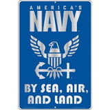 Eagle Emblems SG9114 Sign-U.S.Navy Parking (12