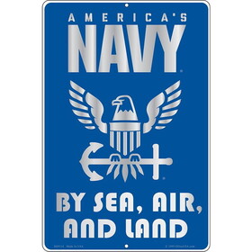 Eagle Emblems SG9114 Sign-U.S.Navy,America&#039;S (12"X18")