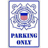 Eagle Emblems SG9115 Sign-U.S.Coast Guard Parking (12