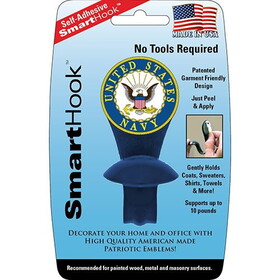 Eagle Emblems SH0220 Smarthook-U.S.Navy Single Adhesive/Blue