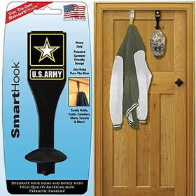 Eagle Emblems SH1200 Smarthook-U.S.Army Over-the-Door/Black