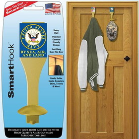 Eagle Emblems SH1220 Smarthook-U.S.Navy Over-the-Door/Gold