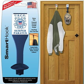 Eagle Emblems SH1240 Smarthook-U.S.Coast Guard Over-the-Door/Blue