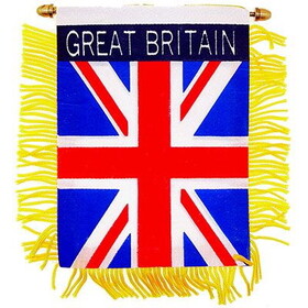 Eagle Emblems WF1015 Mini-Ban,Int,Great Britai (3"X5")