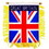 Eagle Emblems WF1015 Mini-Ban, Int, Great Britai (3"X5")