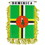 Eagle Emblems WF1025 Mini-Ban, Int, Dominicana (3"X5")