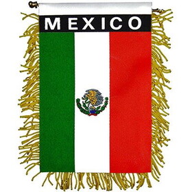 Eagle Emblems WF1071 Mini-Ban,Int,Mexico I (3"X5")