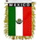 Eagle Emblems WF1071 Mini-Ban, Int, Mexico I (3"X5")