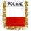 Eagle Emblems WF1089 Mini-Ban, Int, Poland (3"X5")