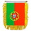Eagle Emblems WF1090 Mini-Ban, Int, Portugal (3"X5")