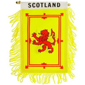 Eagle Emblems WF1103 Mini-Ban,Int,Scotland Lio (3"X5")