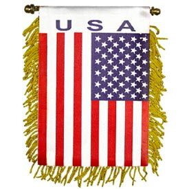 Eagle Emblems WF1115 Mini-Ban, Int, U.S.A. (3"X5")