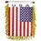Eagle Emblems WF1115 Mini-Ban, Int, U.S.A. (3"X5")
