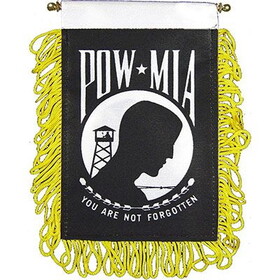 Eagle Emblems WF1307 Mini-Ban Pow*Mia (3"X5")