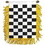 Eagle Emblems WF1405 Mini-Ban Checkered (3"X5")