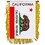 Eagle Emblems WF1505 Mini-Ban, Sta, California (3"X5")