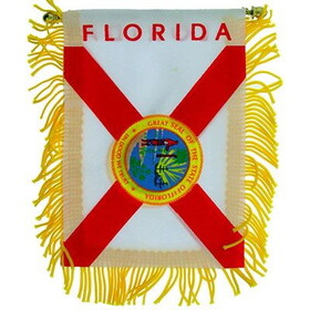 Eagle Emblems WF1510 Mini-Ban,Sta,Florida (3"X5")