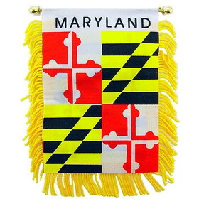 Eagle Emblems WF1521 Mini-Ban,Sta,Maryland (3"X5")