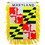 Eagle Emblems WF1521 Mini-Ban, Sta, Maryland (3"X5")