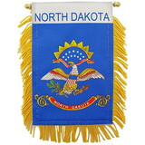Eagle Emblems WF1535 Mini-Ban, Sta, N.Dakota (3