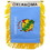 Eagle Emblems WF1537 Mini-Ban, Sta, Oklahoma (3"X5")