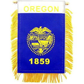 Eagle Emblems WF1538 Mini-Ban,Sta,Oregon (3"X5")